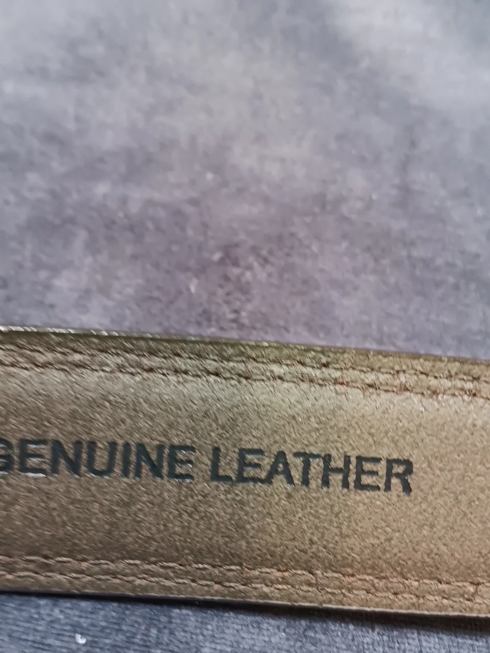 Dockers Brown Leather Belt with Silver Colored Buckle